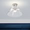 Nuvo Edmond, 14 Inch LED Semi Flush, Polished Nickel with Clear Glass 62/2053 - alternate 7